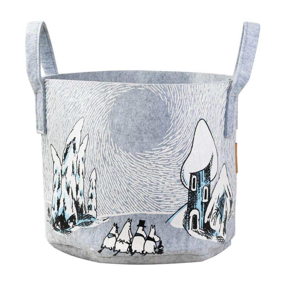 Moomin Snowy Valley Storage Basket - Muurla Moomin Shop Maroc