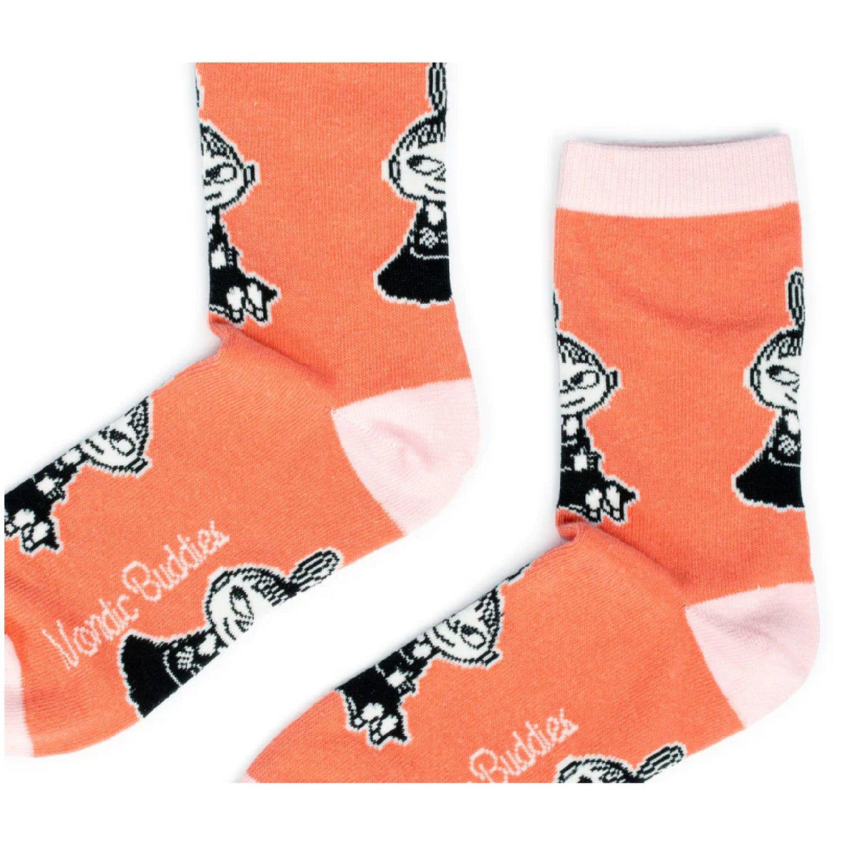 Moomin Socks Little My Red / Pink - Nordicbuddies Moomin Shop Maroc