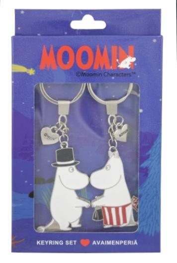 Moominmamma &amp; Moominpappa Keyring - TMF Trade Moomin Shop Maroc