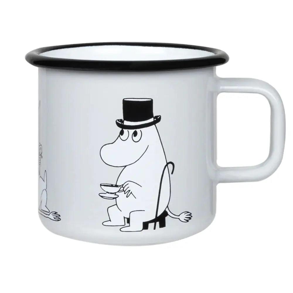 Moominpappa Retro Mug Grey 3,7 dl - Muurla Moomin Shop Maroc