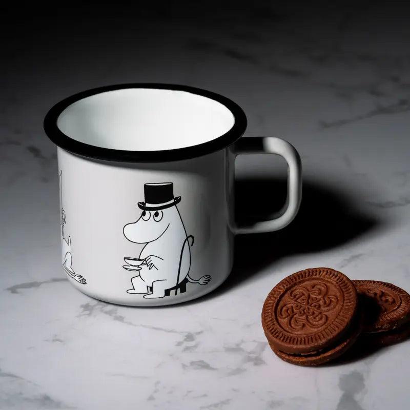 Moominpappa Retro Mug Grey 3,7 dl - Muurla Moomin Shop Maroc