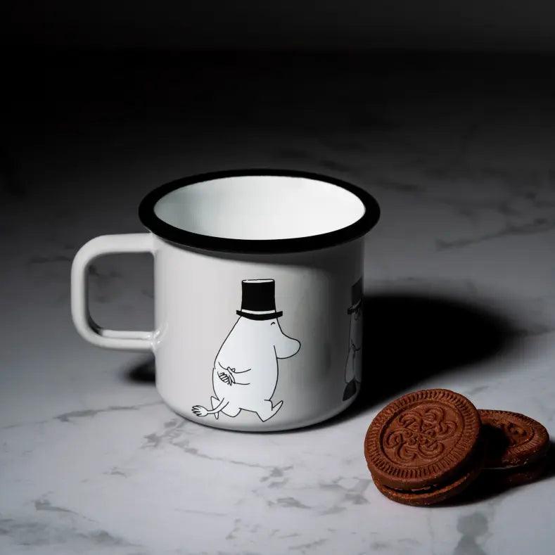 Moominpappa Retro Mug Grey 3,7 dl - Muurla Moomin Shop Maroc