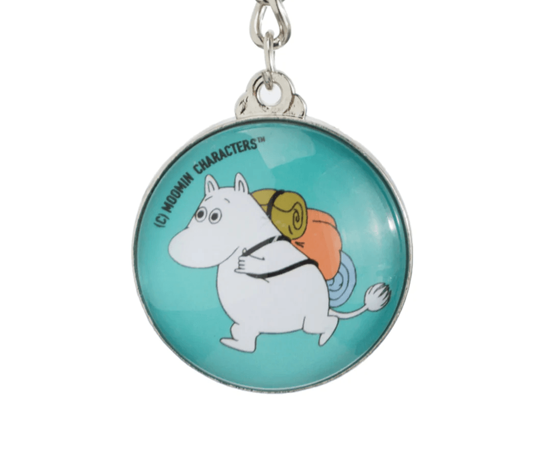 Moomintroll Adventuring Keyring - Nordicbuddies Moomin Shop Maroc