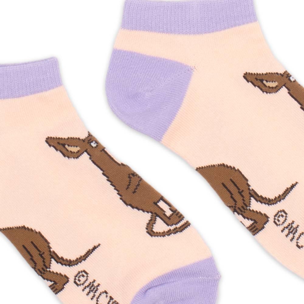 Sniff Ankle Socks Beige 36-42 - Nordicbuddies Moomin Shop Maroc