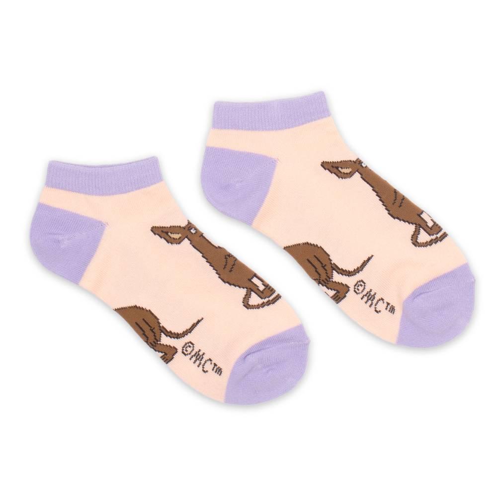 Sniff Ankle Socks Beige 36-42 - Nordicbuddies Moomin Shop Maroc