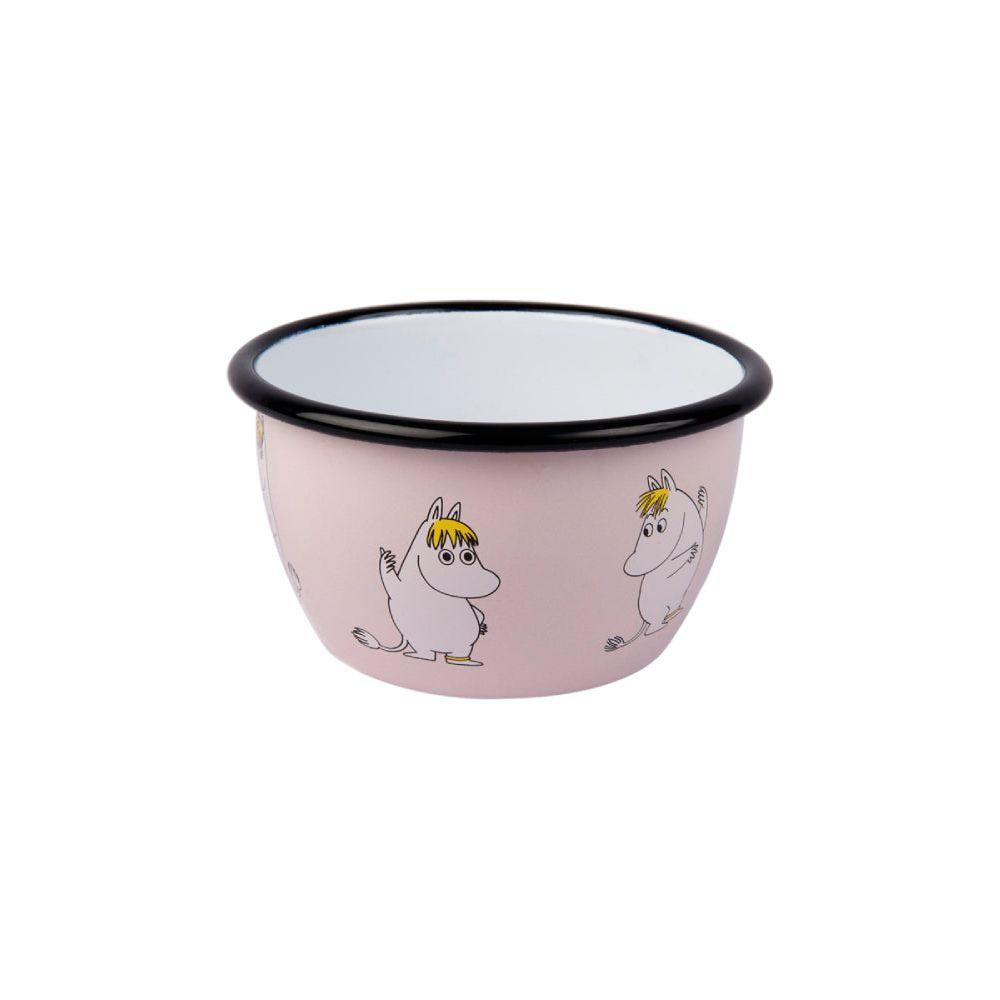 Snorkmaiden Enamel Bowl 6 dl Pink - Muurla Moomin Shop Maroc