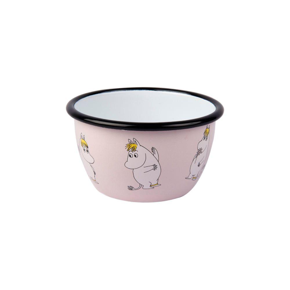 Snorkmaiden Enamel Bowl 6 dl Pink - Muurla Moomin Shop Maroc