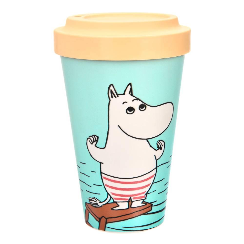 Take away Mug Moomintroll Swimming - Nordicbuddies Moomin Shop Maroc